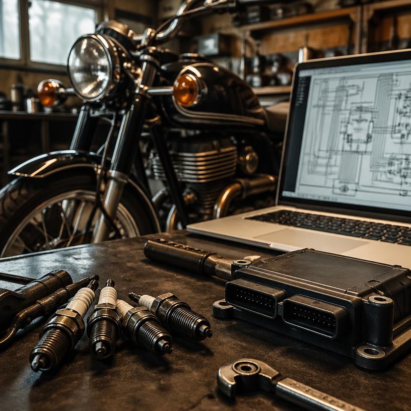 Von Zündkerzen zu Computern: Die Motorrad-Evolution