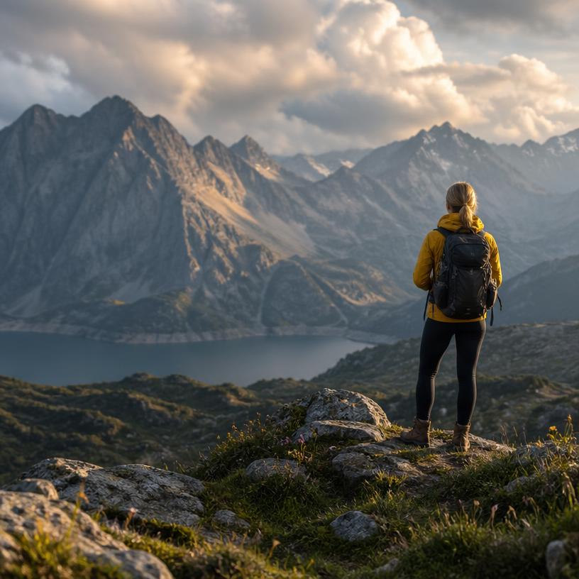 Natur im Fokus: Mensch in der Kulisse