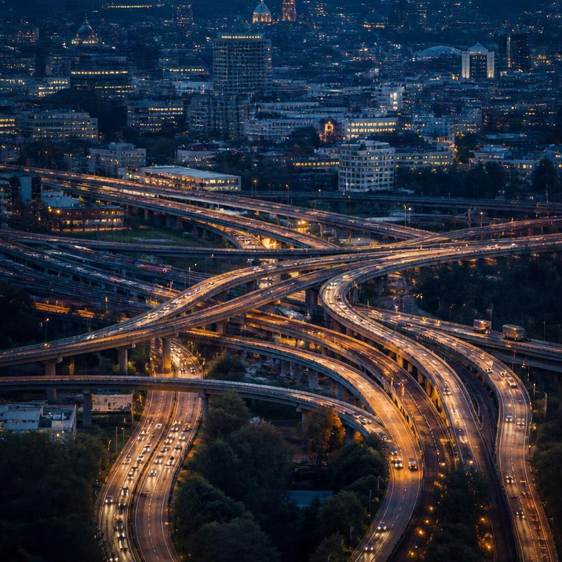 Verkehrsvernetzung im Fokus: Eine analytische Erkundung