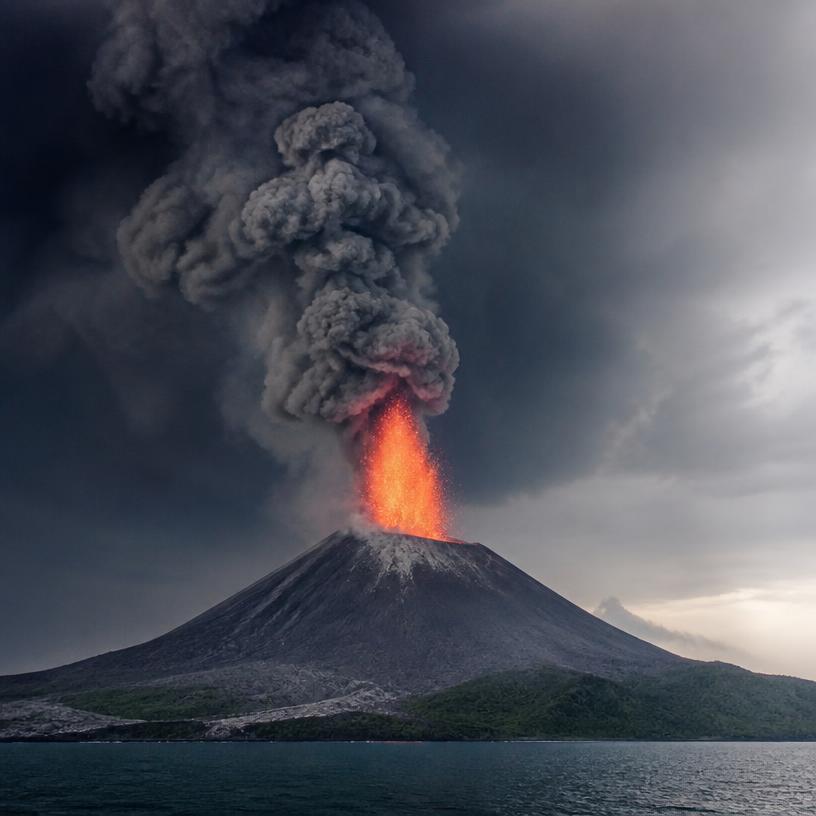 Krakatau und seine Geheimnisse: Erzähl mir mehr!