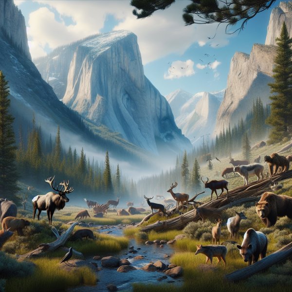 Die Vielfalt der Säugetiere in der amerikanischen Wildnis