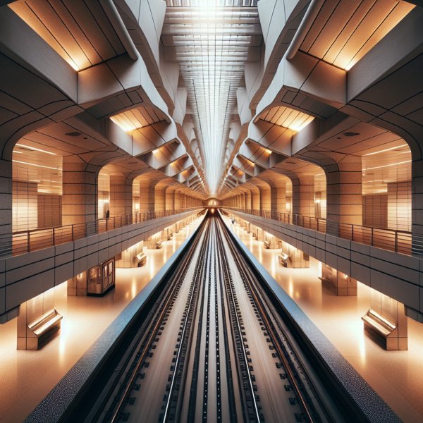 Die Architektur der modernen U-Bahn-Stationen weltweit