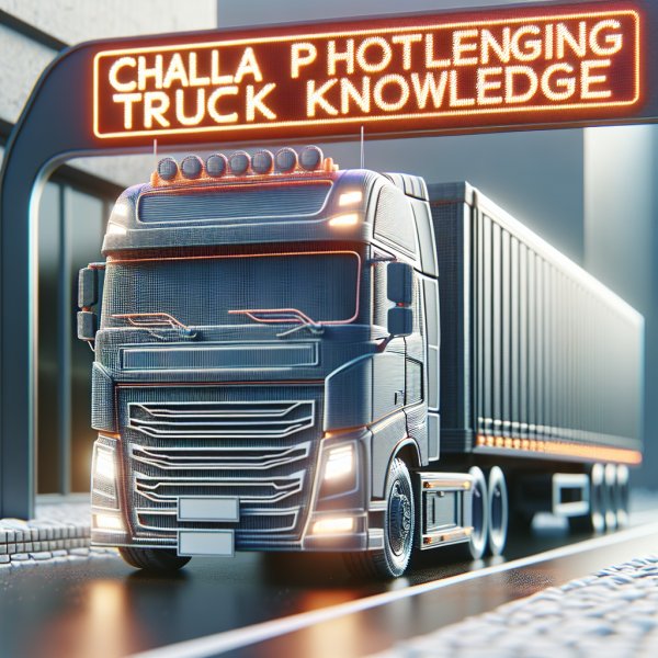 Herausforderung Lastkraftwagen-Wissen!