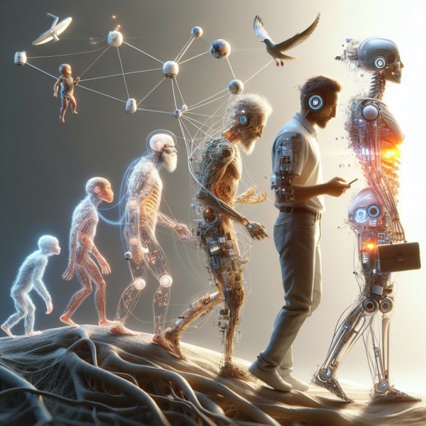 Die Entwicklung der menschlichen Vernetzung durch Kommunikationstechnologien