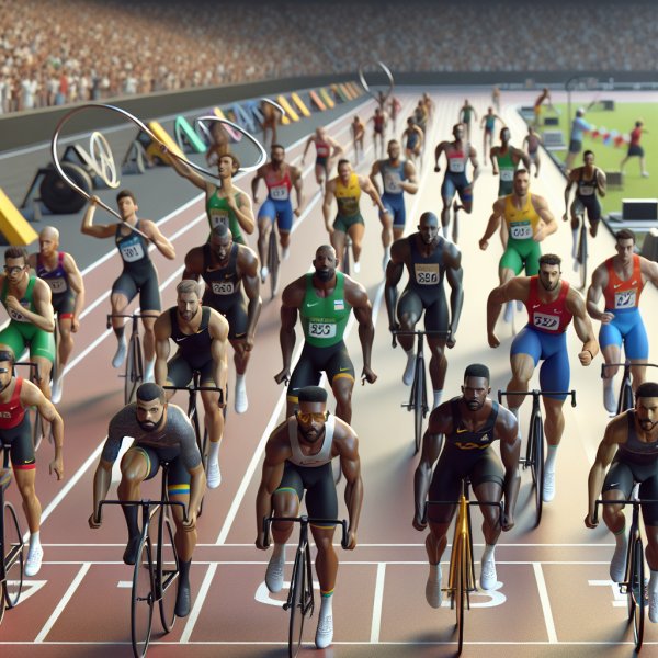 Radsport und Leichtathletik bei den Olympischen Spielen