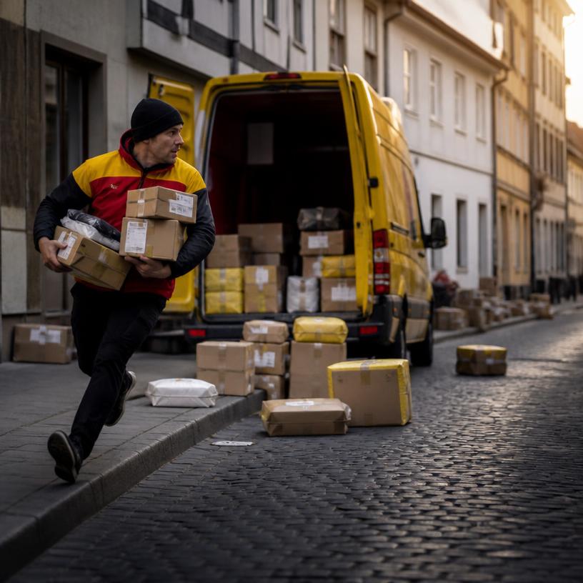 Paketzustellung: Der Wahnsinn auf Rädern!